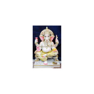 Decorative Marble Ganesh Statues - Product Image 1