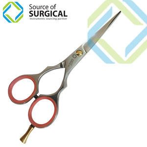 Tijeras de corte de peluquería de acero inoxidable para peluquero profesional hoja recta con punta afilada para cortar el cabello - Product Image 3