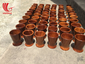 แก้วมักทำจากไม้เป็นมิตรกับสิ่งแวดล้อมสำหรับห้องนั่งเล่นงานฝีมือจากเวียดนาม - Product Image 5