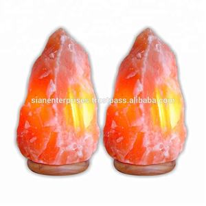 Lampe à sel de l'Himalaya en forme d'éléphant Lampes à sel de l'Himalaya naturel 8-11 Lbs 7.5-10 "-Sian Enterprises - Product Image 5