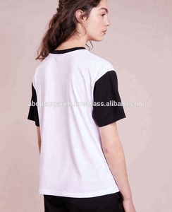 Camisetas de Moda 2026, 95% Algodón, 5% Elastano, Camisetas Básicas con Cuello en V para Mujer, Camiseta Blanca Lisa, Hechas a Medida, Venta al Por Mayor - Product Image 4