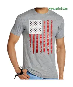 2018 novo estilo de design de moda mens V pescoço t- shirt feito em tirupur india atacado