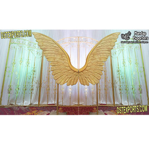 Grand panneau de mariage avec motif papillon, panneau de scène de mariage en métal, panneau de porte en métal élégant pour mariage, décoration - Product Image 1