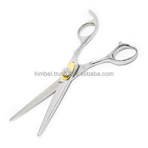 Ciseaux de barbier japonais à lame tranchante, vis ajustable en acier inoxydable 440C, usage professionnel, 1 pièce - Product Image 2