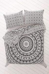 Handmade Boho Mandala Quilt <b>Cover</b> Set <b>Elephant</b> Printed Cotton <b>Duvet</b> Tapestry Queen Size Home Bedding for Indian Consigners - Product Image 4