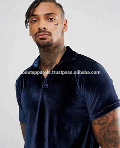 เสื้อคอวีระบายอากาศสำหรับผู้ชายลายทาง100% ผ้ากำมะหยี่ไซส์ใหญ่พิเศษดีไซน์แบบกำหนดเองสำหรับเสื้อพร้อมโลโก้ออกแบบได้ตามต้องการ - Product Image 3