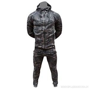Trajes Deportivos Unisex de Forro Polar 100% Algodón con Camuflaje Personalizado de Invierno 2022, Trajes para Correr Transpirables, Resistentes al Viento y de Secado Rápido, Servicio OEM - Product Image 5