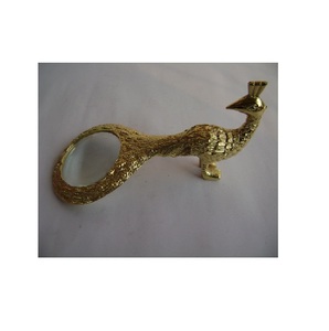 Cheap Affordable Magnifying Mirror Glass Whole Sale Portable Magnifying Glass Metallic Handle Vintage <b>Reading</b> <b>Magnifier</b> - Product Image 2