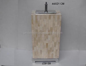 High Quality Rectangular Bone Inlay <b>Lamp</b> Bases Top <b>Lamp</b> with Electric <b>Fitting</b> Available in Aluminium and Bone Inlay - Product Image 2