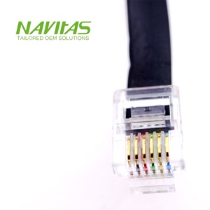 OEM Molex 78172-5006 6ขา RJ12 (6 P/6C) ปลั๊กสายรัดที่กำหนดเอง
