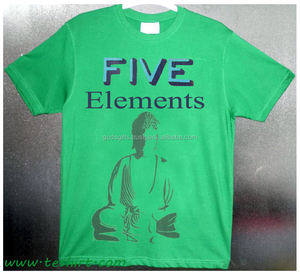 Camiseta de Cuello Redondo, Corte Ajustado, de Bambú y Algodón, Diseño OEM/ODM, Ecológica, Unisex, Transpirable, Venta al por Mayor, Tirupur, India - Product Image 6