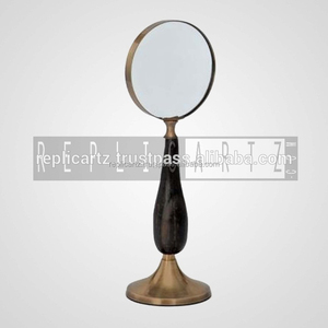 Loupe de bureau décorative en laiton, grande taille, pour table d'étude, décoration de bureau à domicile, lecture et article cadeau - Product Image 4
