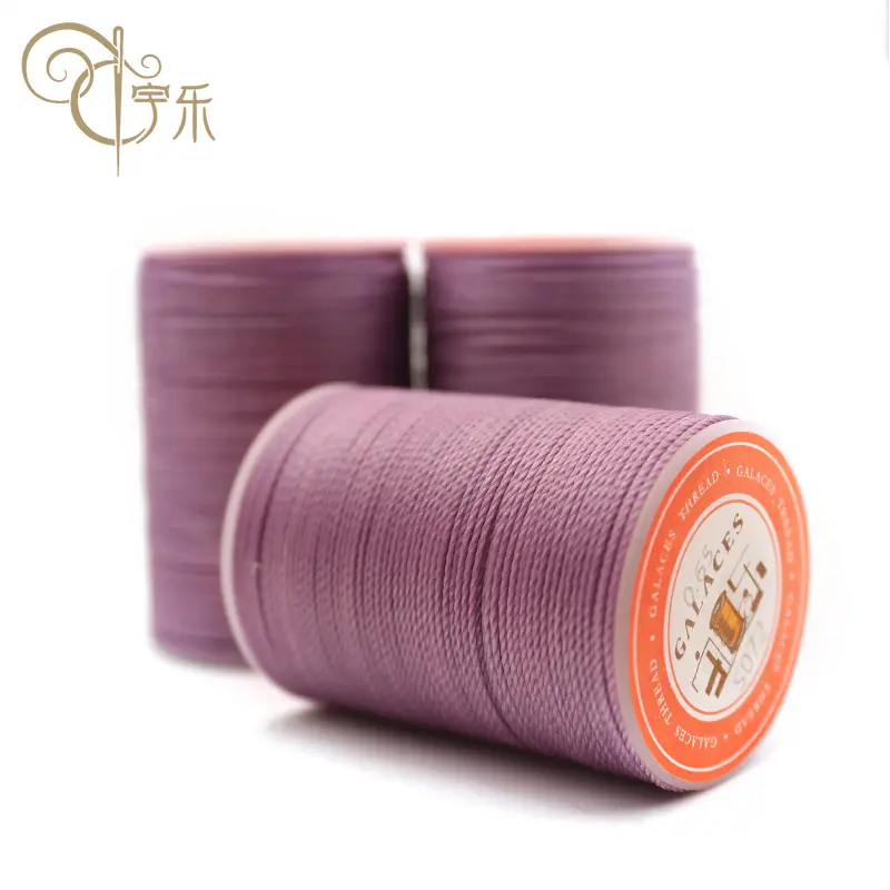0.55mm Polyester Round Wax Thread High Strength Polyester Sewing Thread Hand-sewn Leather Waxed Thread