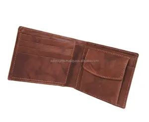 Мужской бумажник из коричневой кожи хорошего качества/персонализированный мужской бумажник/тонкие кошельки для мужчин