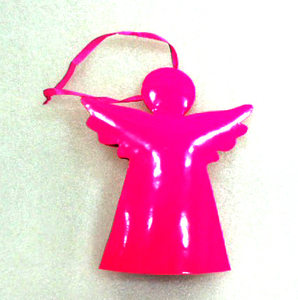 Ornement décoratif de noël suspendu en métal en forme d'ange, offre spéciale - Product Image 5
