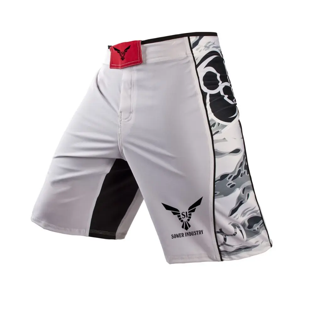 Sublimation MMA Shorts Training Kampf Shorts individuelle stretch Stoff Shorts mit Ihrem eigenen Design