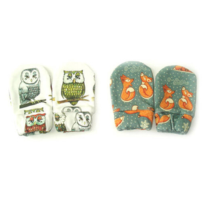 Moufles écologiques en coton pour bébés de 0 à 6 mois à prix compétitif - Product Image 1