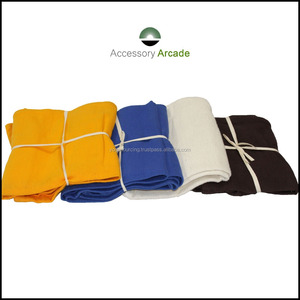 100% coton élégant Yoga couverture portable tricoté Portable pour la maison voyage hôtel solide motif serviette couverture - Product Image 3