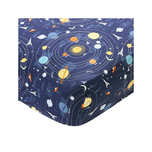 Vente chaude dernière conception douce et confortable 100% coton drap de berceau pour bébé avec certification GOTS - Product Image 1