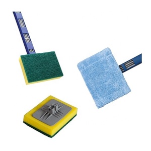 Carreaux muraux ménagers nettoyeur de vitres télescopique électrique éponge outils de nettoyage avec tête interchangeable - Product Image 3