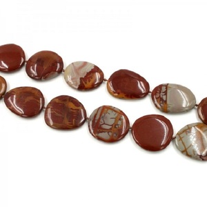 สร้อยคอคริสตัลควอตซ์นอร์อีนาแจสเปอร์ลูกปัดหินรูปไข่สำหรับทำเครื่องประดับสร้อยคอผู้หญิงขายส่ง - Product Image 1