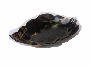 Cuenco de cuerno de Búfalo con forma de hoja, artesanías naturales para servir ensaladas, precio al por mayor - Product Image 3