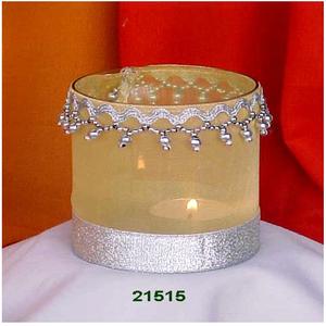 Tarro para velas de último diseño, cuentas transparentes, vidrio votivo - Product Image 2