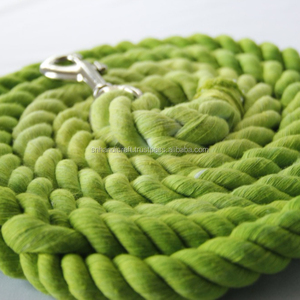 Lime || Custom Ombre 100% Cotton <b>Rope</b> Dog Leash - Product Image 1