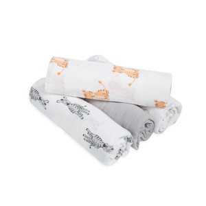 Manta envolvente de muselina para bebé de algodón orgánico 100% personalizada de nuevo diseño con etiqueta privada - Product Image 1