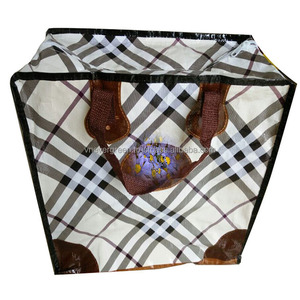 PP Woven <b>Shopping</b> <b>Bag</b> with <b>Zipper</b> - Product Image 1