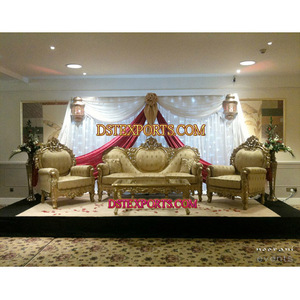 ชุดเฟอร์นิเจอร์สำหรับเวทีแต่งงานแบบเอเชีย,ชุดโซฟา Maharaja สำหรับตกแต่งงานแต่งงานแบบเอเชีย - Product Image 1