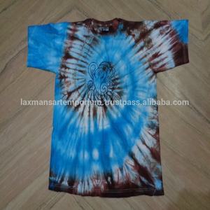 NUEVA CAMISETA TRANSPIRABLE DE PUNTO CON ESTAMPADO TIE DYE DE GANESH HINDÚ, ESTILO VINTAGE - Product Image 2