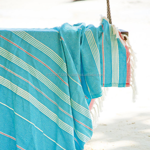 ผ้าขนหนูสีเขียวขุ่นและสีแดง Eti Pestemal ตุรกี,Hamam ขายส่ง-40X70inches คอลเลกชันคลาสสิก - Product Image 3