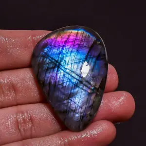 Best Selling Alta Qualidade 100% Natural Forma Mix em Todos os Tamanhos Roxo Labradorite Cabochões Gemstone para Colar Fazer Jóias