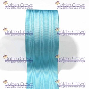 Ruban de Regalia maçonnique en gros personnalisé bleu ciel | Fournisseur de ruban bleu ciel moiré - Product Image 3