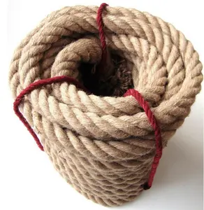 synthetic raw hemp winch rope different size