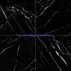 Hermosas Baldosas de Mármol, Mármol Negro Zebra, Piedra Natural - Product Image 4