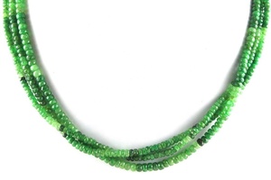 Perles rondes à facettes en pierre précieuse de Tasvorite verte naturelle de haute qualité AAA pour bracelet à bricoler soi-même collier fabrication de bijoux - Product Image 5