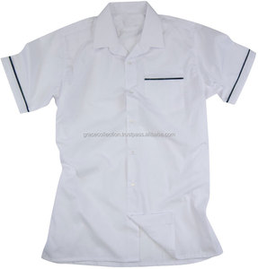 โรงเรียนท้องฟ้าสีฟ้าเครื่องแบบเสื้อแขนสั้นเสื้อโรงเรียน - Product Image 6