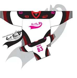 Polyester lưới mới tùy chỉnh chất lượng cao Ice Hockey Jerseys thể thao thăng hoa in ấn Ice Hockey Jerseys