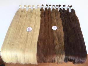 Extensiones de cabello humano Remy vietnamita, cinta preadherida, estilo de materia prima, máquina de trama doble ondulada, pelucas de encaje al por mayor - Product Image 3