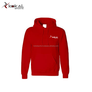 Couleur rouge hommes hoodies - Product Image 1