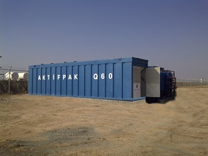 Station d'épuration compacte en acier au carbone avec garantie de 2 ans, certifiée ISO9001, capacité de 10-5000 m³/jour, AKTIFPAK fabriqué à Istanbul - Product Image 3