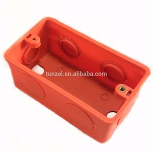 2*4 PVC electrical plastic waterproof Rectangular Conduit junction Box