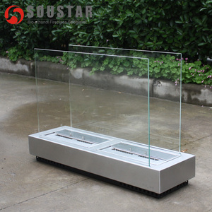 Brûleur de foyer bio à éthanol/gel SOUSTAR AF-22-2, autoportant - Product Image 2