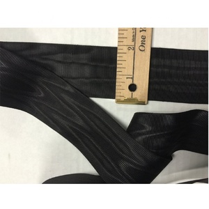 ริบบิ้นผ้าโมรีแบบกำหนดเองสำหรับเครื่องราชอิสริยาภรณ์เมสัน ผลิตจากโพลีเอสเตอร์ 100% เป็นมิตรกับสิ่งแวดล้อม สีดำเขียว |   ขายส่งขนาดตามสั่ง - Product Image 2