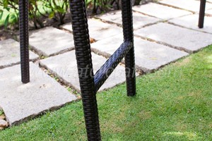 High Quality Poly PE Rattan Outdoor Furniture High Bar Set and Table for Relaxing RABR-097 (Style 4) - Product Image 6