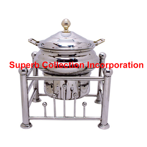 Plato de Chafing de elevación superior, diseño de lujo y moderno, venta directa de fábrica india de alta calidad - Product Image 3