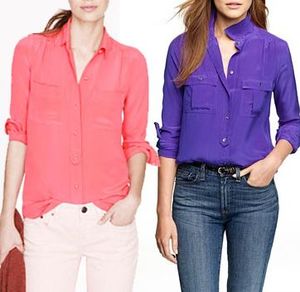 สุภาพสตรีที่มีคุณภาพสูง Casual เสื้อเย็บปักถักร้อยเสื้อแขนยาวผู้หญิงเสื้อสีขาวหญิงเสื้อลำลองเสื้อบวกขนาด - Product Image 4