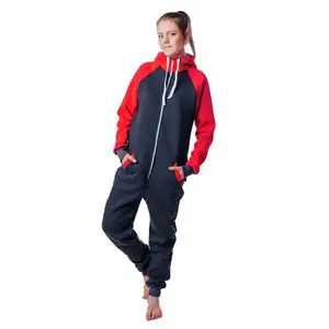 Custom Adult Onesie Pyjama/Vrouwen Katoen Fleece Jumpsuits